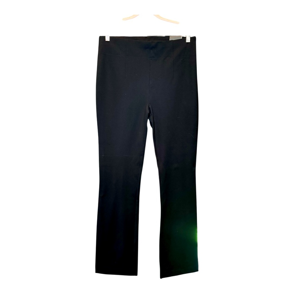 EXPRESS Black Columnist Pull On Skyscraper High Rise Pants L NWT